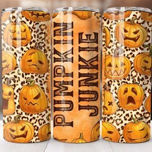 Pumpkin Junkie 20 oz tumbler